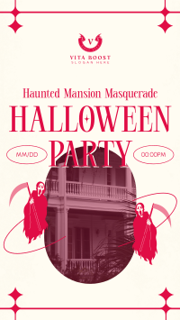 Modern Halloween Party TikTok Video Image Preview