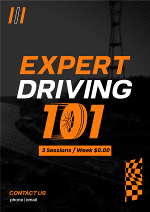 Expert Driving Flyer Image Preview