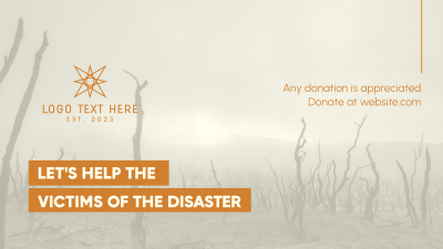 Help Disaster Victims Facebook event cover Image Preview