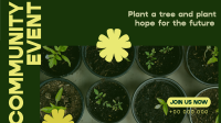 Trees Planting Volunteer Facebook Event Cover Design