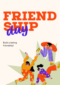 Building Friendship Flyer Design
