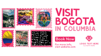 Travel to Colombia Postage Stamps Animation Image Preview