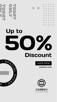 Today Discount Instagram Story Design