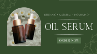 Natural Skincare Product Facebook Event Cover Design