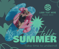 It's Summer Time Facebook Post Design