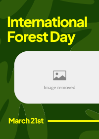 Forest Day Greeting Poster Image Preview