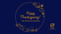 Thanksgiving Holiday Zoom Background Image Preview