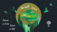 Creative Arbor Day Facebook Event Cover Image Preview
