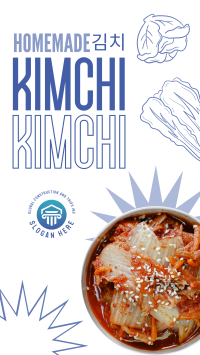 Homemade Kimchi Instagram Story Design