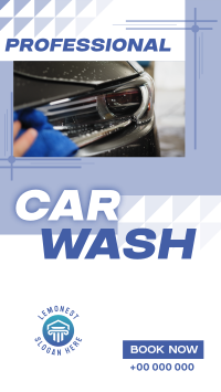 Professional Car Wash Services Instagram Story Design