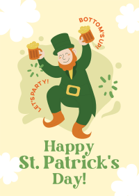 Saint Patrick's Day Greeting Poster Design