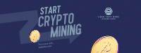 Crypto Mining Secrets Facebook Cover Design