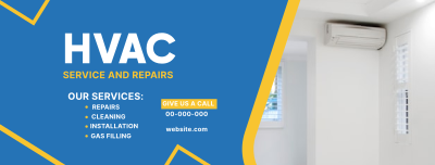 HVAC Services Facebook cover Image Preview