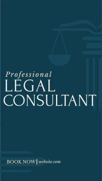 Professional Legal Consultant YouTube short Image Preview
