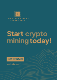 Crypto Mining Flyer Design