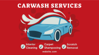 Carwash Services List Facebook Event Cover Design