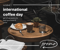 Coffee Day Promo Facebook Post Design