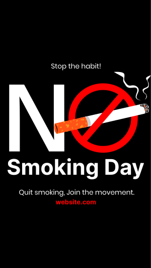 Stop Smoking Today Instagram story Image Preview