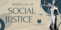 World Day Of Social Justice Twitter post Image Preview