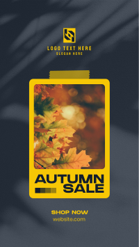 Picture Autumn Sale Instagram Story Design