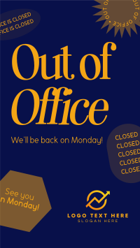 Out of Office Instagram story Image Preview