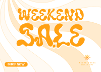 Weekend Promo Deals Postcard Image Preview