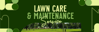 Lawn Care Services Twitter Header Design