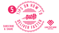 Movers Truck Badge YouTube Video Image Preview