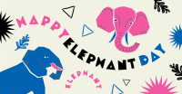 Abstract Elephant Facebook Ad Design