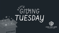 Cute Giving Tuesday Facebook Event Cover Preview