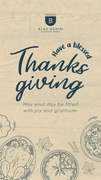 Blessed Thanksgiving Instagram Reel Image Preview