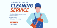 Janitorial Cleaning Twitter post Image Preview