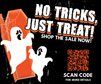 Spooky Halloween Treats Facebook Post Design