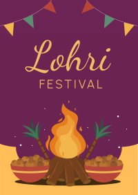 Lohri Festival Flyer Design