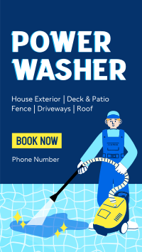 Power Washer for Rent Facebook Story Image Preview