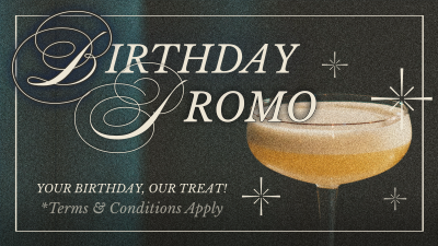 Rustic Birthday Promo Facebook event cover Image Preview