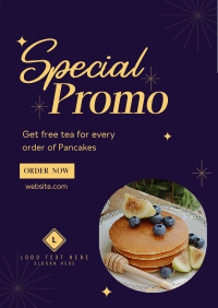 Stylish Pancake Day Poster Image Preview