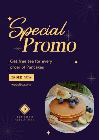 Stylish Pancake Day Poster Image Preview