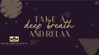 Take a deep breath Facebook Event Cover Design