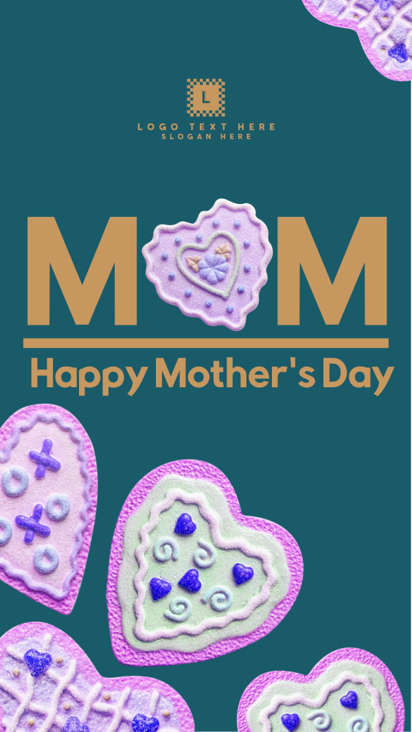 Sugar Cookies Mother's Day Facebook Story Design Image Preview