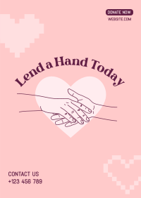 Helping Hand Poster Design