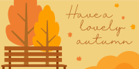Autumn Greetings Twitter post Image Preview