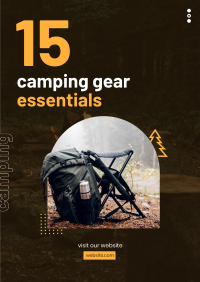 Camping Bag Poster Image Preview