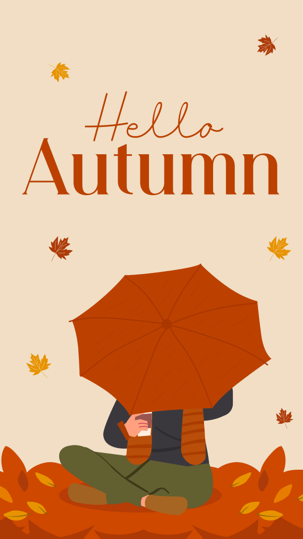 Hello Autumn Greetings Instagram Reel Design