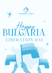 Happy Bulgaria Liberation Day Poster Image Preview