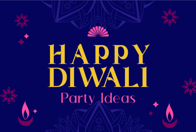Happy Diwali Party Ideas Pinterest board cover Image Preview