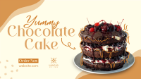 Chocolate Special Dessert Facebook Event Cover Design