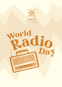 Radio Day Celebration Poster Image Preview