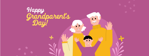 World Grandparent's Day Facebook Cover Design Image Preview