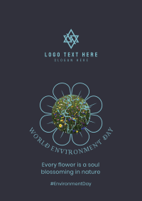 Blossom Earth Poster Design
